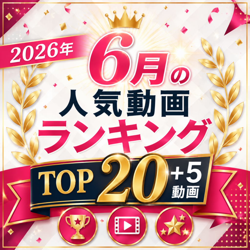 2026年6月人気動画ランキングTOP20+α